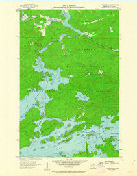 Vermilion Dam Minnesota Historical topographic map, 1:24000 scale, 7.5 X 7.5 Minute, Year 1956
