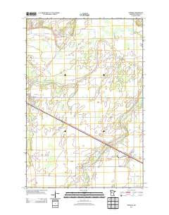 Verndale Minnesota Historical topographic map, 1:24000 scale, 7.5 X 7.5 Minute, Year 2013