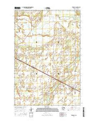 Verndale Minnesota Current topographic map, 1:24000 scale, 7.5 X 7.5 Minute, Year 2016