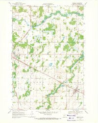 Verndale Minnesota Historical topographic map, 1:24000 scale, 7.5 X 7.5 Minute, Year 1969