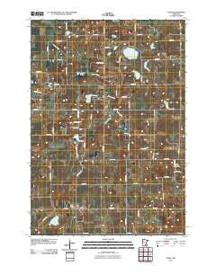 Veseli Minnesota Historical topographic map, 1:24000 scale, 7.5 X 7.5 Minute, Year 2010