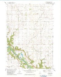 Vicksburg Minnesota Historical topographic map, 1:24000 scale, 7.5 X 7.5 Minute, Year 1982
