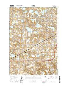 Victoria Minnesota Current topographic map, 1:24000 scale, 7.5 X 7.5 Minute, Year 2016