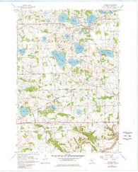Victoria Minnesota Historical topographic map, 1:24000 scale, 7.5 X 7.5 Minute, Year 1958