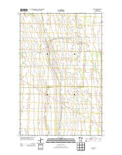 Viking Minnesota Historical topographic map, 1:24000 scale, 7.5 X 7.5 Minute, Year 2013
