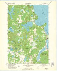 Vineland Minnesota Historical topographic map, 1:24000 scale, 7.5 X 7.5 Minute, Year 1968