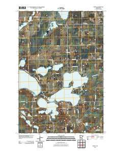 Vining Minnesota Historical topographic map, 1:24000 scale, 7.5 X 7.5 Minute, Year 2010