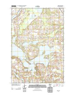 Vining Minnesota Historical topographic map, 1:24000 scale, 7.5 X 7.5 Minute, Year 2013