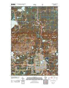 Virginia Minnesota Historical topographic map, 1:24000 scale, 7.5 X 7.5 Minute, Year 2011
