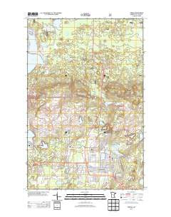 Virginia Minnesota Historical topographic map, 1:24000 scale, 7.5 X 7.5 Minute, Year 2013