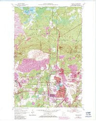 Virginia Minnesota Historical topographic map, 1:24000 scale, 7.5 X 7.5 Minute, Year 1951