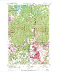 Virginia Minnesota Historical topographic map, 1:24000 scale, 7.5 X 7.5 Minute, Year 1951