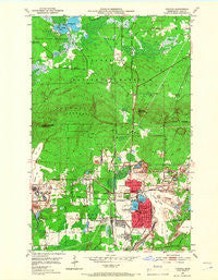 Virginia Minnesota Historical topographic map, 1:24000 scale, 7.5 X 7.5 Minute, Year 1951