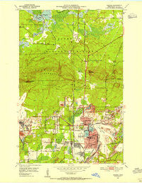 Virginia Minnesota Historical topographic map, 1:24000 scale, 7.5 X 7.5 Minute, Year 1951