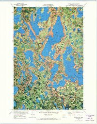 Wabana Lake Minnesota Historical topographic map, 1:24000 scale, 7.5 X 7.5 Minute, Year 1970