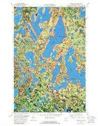 Wabana Lake Minnesota Historical topographic map, 1:24000 scale, 7.5 X 7.5 Minute, Year 1970
