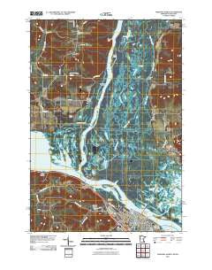 Wabasha North Minnesota Historical topographic map, 1:24000 scale, 7.5 X 7.5 Minute, Year 2010