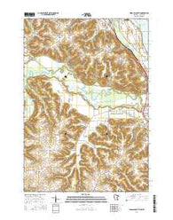 Wabasha South Minnesota Current topographic map, 1:24000 scale, 7.5 X 7.5 Minute, Year 2016