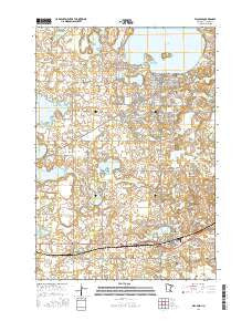 Waconia Minnesota Current topographic map, 1:24000 scale, 7.5 X 7.5 Minute, Year 2016