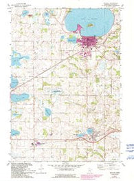 Waconia Minnesota Historical topographic map, 1:24000 scale, 7.5 X 7.5 Minute, Year 1981