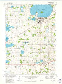 Waconia Minnesota Historical topographic map, 1:24000 scale, 7.5 X 7.5 Minute, Year 1981