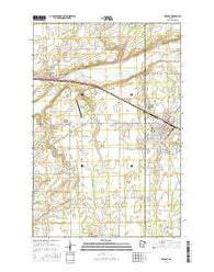 Wadena Minnesota Current topographic map, 1:24000 scale, 7.5 X 7.5 Minute, Year 2016