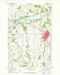 Wadena Minnesota Historical topographic map, 1:24000 scale, 7.5 X 7.5 Minute, Year 1969