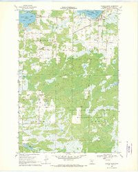 Wahkon South Minnesota Historical topographic map, 1:24000 scale, 7.5 X 7.5 Minute, Year 1968