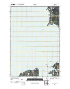 Wahkon North Minnesota Historical topographic map, 1:24000 scale, 7.5 X 7.5 Minute, Year 2010