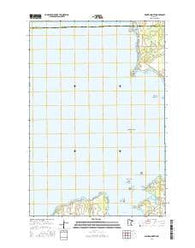 Wahkon North Minnesota Current topographic map, 1:24000 scale, 7.5 X 7.5 Minute, Year 2016