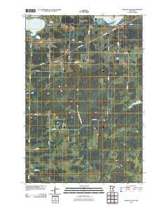 Wahkon South Minnesota Historical topographic map, 1:24000 scale, 7.5 X 7.5 Minute, Year 2010