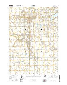 Waldorf Minnesota Current topographic map, 1:24000 scale, 7.5 X 7.5 Minute, Year 2016
