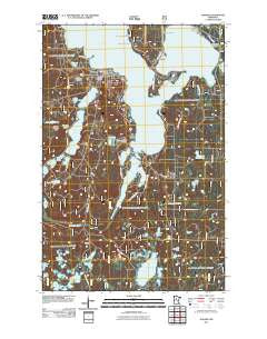 Walker Minnesota Historical topographic map, 1:24000 scale, 7.5 X 7.5 Minute, Year 2011