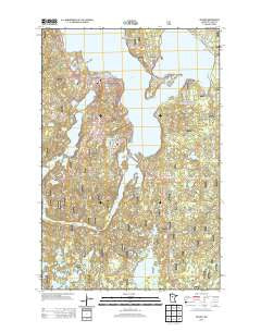 Walker Minnesota Historical topographic map, 1:24000 scale, 7.5 X 7.5 Minute, Year 2013