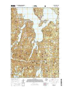 Walker Minnesota Current topographic map, 1:24000 scale, 7.5 X 7.5 Minute, Year 2016