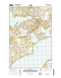 Walker Lake Minnesota Current topographic map, 1:24000 scale, 7.5 X 7.5 Minute, Year 2016