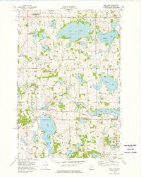 Wall Lake Minnesota Historical topographic map, 1:24000 scale, 7.5 X 7.5 Minute, Year 1973