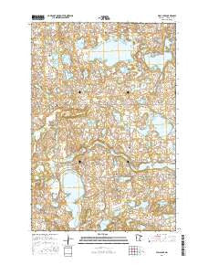 Wall Lake Minnesota Current topographic map, 1:24000 scale, 7.5 X 7.5 Minute, Year 2016