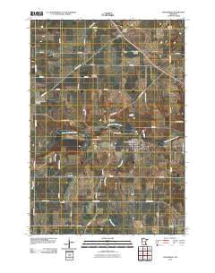 Wanamingo Minnesota Historical topographic map, 1:24000 scale, 7.5 X 7.5 Minute, Year 2010