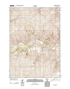 Wanamingo Minnesota Historical topographic map, 1:24000 scale, 7.5 X 7.5 Minute, Year 2013