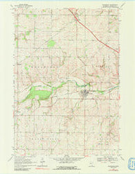 Wanamingo Minnesota Historical topographic map, 1:24000 scale, 7.5 X 7.5 Minute, Year 1968