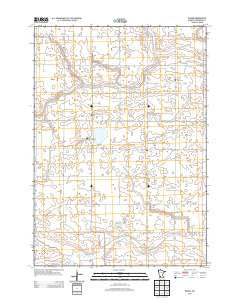 Wanda Minnesota Historical topographic map, 1:24000 scale, 7.5 X 7.5 Minute, Year 2013