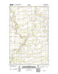 Wannaska Minnesota Historical topographic map, 1:24000 scale, 7.5 X 7.5 Minute, Year 2013