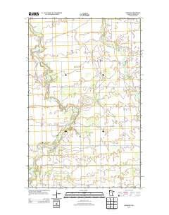 Wannaska Minnesota Historical topographic map, 1:24000 scale, 7.5 X 7.5 Minute, Year 2013