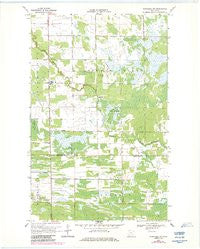 Wannaska SW Minnesota Historical topographic map, 1:24000 scale, 7.5 X 7.5 Minute, Year 1968