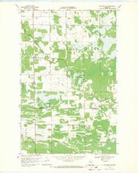 Wannaska SW Minnesota Historical topographic map, 1:24000 scale, 7.5 X 7.5 Minute, Year 1968