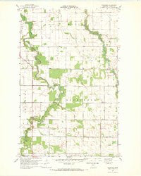 Wannaska Minnesota Historical topographic map, 1:24000 scale, 7.5 X 7.5 Minute, Year 1967