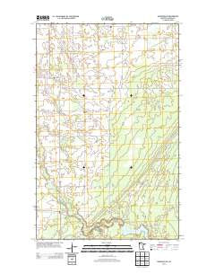 Wannaska NE Minnesota Historical topographic map, 1:24000 scale, 7.5 X 7.5 Minute, Year 2013