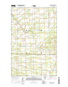 Wannaska SW Minnesota Current topographic map, 1:24000 scale, 7.5 X 7.5 Minute, Year 2016