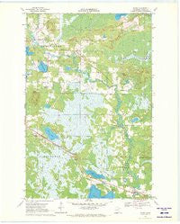 Warba Minnesota Historical topographic map, 1:24000 scale, 7.5 X 7.5 Minute, Year 1970